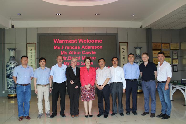澳大利亚驻华大使一行参观访问中国恒天-百路佳客车有限公司